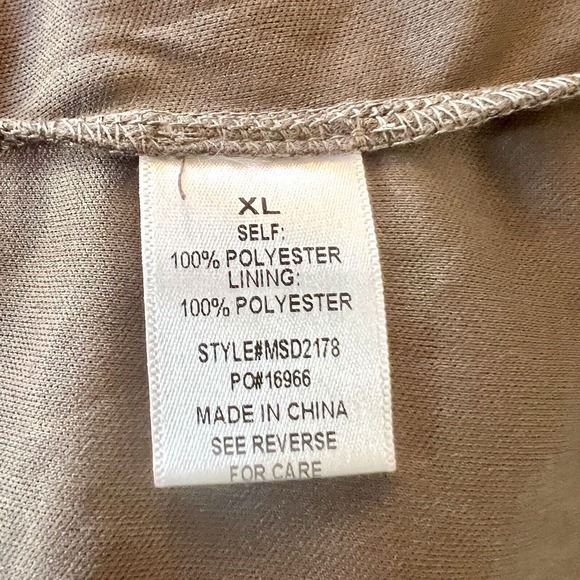 Mikarose The Charlie Large Tiered Midi Dress Brown Prairie V Neck Cottagecore - Picture 15 of 16